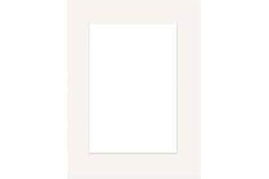 DEHA DESIGN DEHA Picture Mount Ivory A1, 59.4x84.1cm to fit Image Size A2, 42x59.4cm, Acid-Free Protective Photo Mount - Ivory