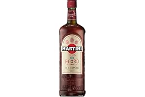 ‎MARTINI MARTINI Rosso roter Wermut Aperitif, 14,5% vol., 75cl / 750ml, süßer Wermut angereichert mit regionalen Kräutern