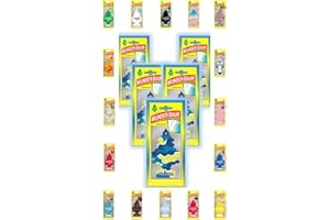 ‎WUNDER-BAUM Wunder-Baum Autoduft Lufterfrischer Duftbaum Düfte 5 Stück + Stift light-tribe (Pina Colada)