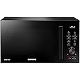 Samsung Slim Fry MC28A5137CK/E3 28L Combi Microwave Oven, Black Glass