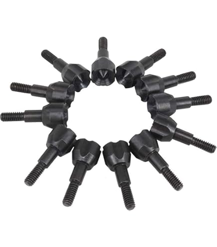 6 Têtes Larges Pour Arbalète 125 Grains - 3 Lames Fixes - Embouts à Vis - NEUF