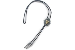 JEAN'S FRIEND JEANSFRIEND Vintage Original Western 3D Deer Wedding Bolo Tie Corbata