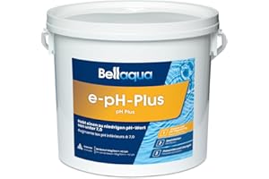 Bellaqua e-pH-Plus 5 kg - pH Heber - schnell & effektiv pH Wert anheben, optimale pH Regulierung - einfache Dosierung - Granulat Pool pH Regulierung - Wasserpflege, Poolchemie, Poolpflege