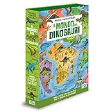 Image de Il mondo dei dinosauri. Viaggia, conosci, esplora. Ediz. a colori. Con puzzle