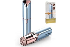 Gurelax Hair Remover for Women, Hair Removal Device, Facial Hair Removal for Women, Best Touch Face Shaver, Electric Upper Lip/Mustache Hair Remover, Included 2 x Replacement Head