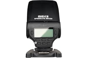 MEKE Meike MK-320 TTL Flash Speedlite pour Panasonic Lumix DMC GF7 GM5 GH4 GM1 GX7 G6 GF6 GH3 G5 GF5 GX1 GF3 G3 etc.