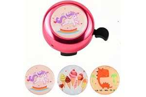 LERKNVOE Campanello Bici per Bambina, Campanello Bicicletta per Adulto Ragazza Ragazzo, Mini Trombetta per MTB,Bicicletta da Corsa,Scooter,Triciciclo,Bici Bambini