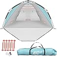 Active Era® Pop Up Beach Tent 1-2 Persons - Rated UPF 50+ for UV Sun Protection for Babies & Small Children - Lightweight, Portable & Easy Set Up Outdoor Tent - Shade for Baby, Adults, Kids & Pets