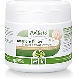 AniForte Bierhefe Hund & Katze 250g Pulver - Glänzendes & kräftiges Fell, Vitale Haut, Biotin & Vitamin B für Hunde & Katzen,