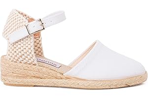 Pisamonas Alpargatas De Cuña Niña Y Mujer con Hebilla