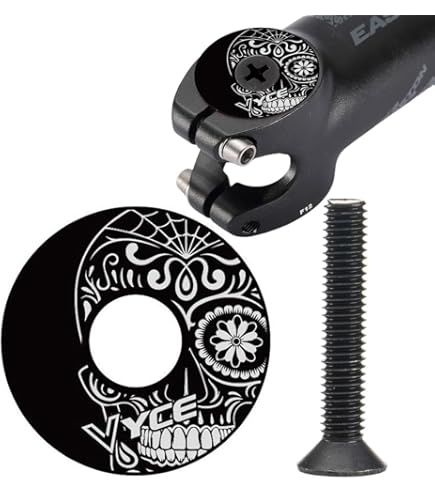 Asudaro Fahrrad Vorbau Cap - Aluminium Headset Kappe M6x30 Für MTB Mountainbike