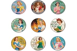 ANATTASOUL 9 Pièces sous-Verres Peinture, Ménagère Rétro Été Dessous de Verre Peinture Coasters, Arts et Artisanat pour Adultes, Peinture Dessous de Verre pour Maison, Bar