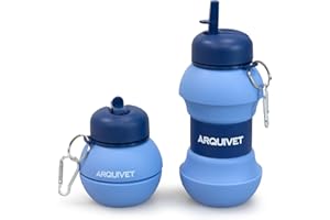 ARQUIVET Bottiglia portatile pieghevole per pipì di animali domestici - 550 ml