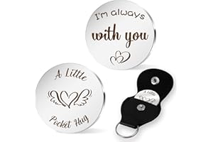 HISXIERNG Valentines Gifts for Him Valentines Gifts for Her Pocket Hug Gifts for Men Women Graduation Gifts for Her Gifts Him Thank You Gift Retirement Gifts for Women Men Positive Gifts Good Luck Gifts