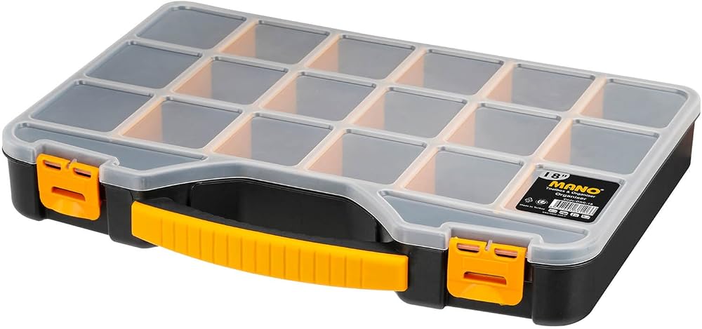 Mano Org/18 Organizer, Siyah/Sarı, 18''