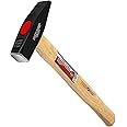 MAXPOWER Machinist Hammer - 500g, Brick & Masons Hammer with Wooden Handle