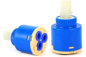 OWNKIM Cartouche céramique 40 mm pour robinets de cuisine, lavabo et douche, matériaux de haute qualité, filtre à trois couches, étanchéité optimale (40mm)