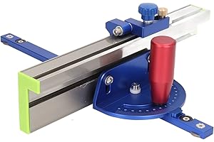 MXZZAND Scie à table à jauge à onglets, système de jauge à onglets pour scie à table Excellente fabrication à long terme en utilisant un alliage d'aluminium précis à haute résistance pour