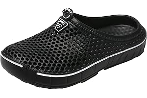 MEIDIASTRA Hombres Mujeres Zuecos Verano Jardín Malla Sandalias Playa Piscina Plana Zapatillas Deportes Interior Al Aire Libre Casual Chanclas Unisex