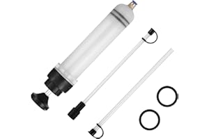 BUCOMTU Jeringa de Succión de Aceite,Bomba Extractora de Líquido,Bombas de Succión y llenado, para Líquido de Freno, Refrigerante, Aceite de Caja de Cambios Todo Tipo de Aceite (200ml)