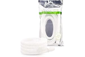 PURDOUX Tubo de CPAP - Manguera de Cpap - 1.8 m (6 ft) - diámetro 15 mm & 22 mm - compatible con mascarillas y respiradores de ResMed, Fisher & Paykel, AirFit y DreamWear (diámetro - 15 mm)