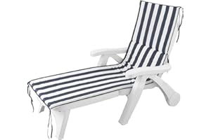 PARA HOME Cuscino per lettino prendisole per esterno giardino sdraio 60x190 cm cm AA370