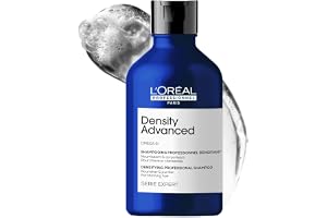 L'Or al Professionnel Density Advanced Shampoo for fine and thinning hair - 300ml Professional shampoo that visibly increases hair volume With Omega-6 complex Density Shampoo For Men & Women