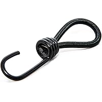 25 Stück Spanngummi mit Haken 13cm Planenspanner Expander Spanner mit Spiralhaken Schlinge 130mm Ø 6mm schwarz…