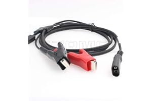 SZRMCC Batteria per auto Clip a coccodrillo a SAE 2 pin A00400 Cavo di alimentazione per Trimble GPS 5700 R8 5800 Stazione totale GPS Topcon