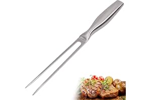 HAPPOW Stainless Steel Meat Fork, Carving Fork for BBQ, Roasting, Serving, Ergonomic Handle, Durable & Dishwasher Safe, Ideal for Turkey, Beef, Chicken