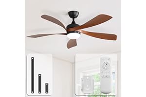 FlinQ LumiFan Plafondventilator met Verlichting ø 60 cm - Ventilator voor aan het