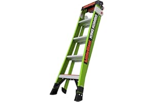 Escabeau 4 marches Little Giant King Kombo 3 en 1 hauteur d'accès max 3,10m fibre de verre