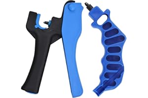 Rolcoassuns 2Pcs Drip Irrigation Tubing Hole Punch Tool Set, 2-in-One Drip Tube Hole Punch Fitting Insertion Tools for Easier 1/4" Inch Fitting & Emitter Insertion & 16/ 20mm PE Pipe