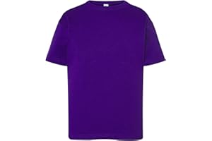 MISTER PATCH Maglietta T-Shirt Bimbo Bimba - 100% Cotone - 150 Grammi - TSRK 150 (Viola, 3-4 Anni)