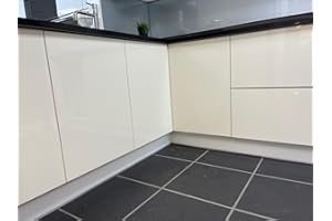 Top Living MCR Cream Gloss MDF Replacement Kitchen Doors Drawers (570 X 296mm Door)