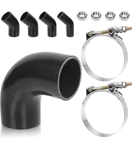 Gomito Riduttore In Silicone 90° 64-76mm - Per Turbo, Intercooler E Tubi Aspirazione - Foto 3