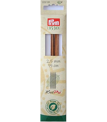 KNITPRO Ferri da maglia in legno, assortiti, 2,5 mm