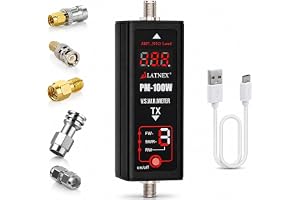 Strömmätare och SWR-mätare 125-525 MHz mini digital VHF/UHF - HF RF-mätare HAM tvåvägsradio (PM-100W)
