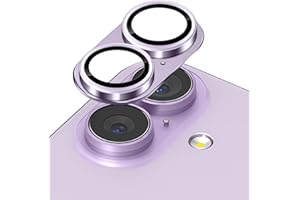 LanQii Kameraschutz Kompatibel mit iPhone 17, Metall Panzerglasfolie Kamera Linse Protector, 9H Härte Kamera Schutzfolie für iPhone 17, Lila
