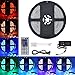 Produktbild LED Streifen, kdorrku 5M 300 LED Lichtband LED Bänder SMD 5050 Wasserdicht Flexibel RGB IP65 LED Stripes mit 44 Tasten IR Fernbedienung für Decke Bar Theke Schrank Beleuchtung (5M)