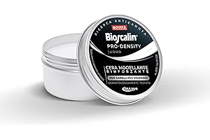 Bioscalin PRO•DENSITY Uomo Cera Modellante, Rinforzante per Capelli più Vigorosi, Media Tenuta, Look Naturale, Finitura Opaca e Invisibile, 60 ml