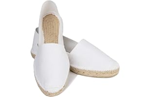 ESPADELLE Donna Espadrillas Slip-on Classiche in Cotone con Borsa di Stoffa, 36-41 | Handmade in Spain