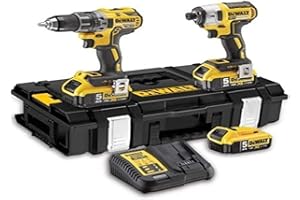 DeWalt DCK266P3-QW DCD796 Impact Drill DCF887 Impact Wrench 18 V, 3 x 5 Ah