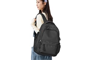 SEAFEW Schulrucksack Mädchen Teenager Schulranzen Rucksack Damen 14 Zoll Laptop Rucksack Leichter schultasche Hochschule Campus Rucksack Nylon Wasserdicht Lässig Arbeitsreise Tagesrucksack