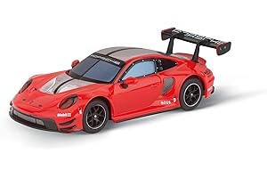 Carrera Hybrid, Porsche 911 GT3 R Red Devil, Maßstab 1:50, Front- und Rücklichter, Bis zu 30 Minuten Rennaction, USB-C-Aufladung in 20 Minuten, Mobile App-Steuerung für maximales Fahrvergnügen