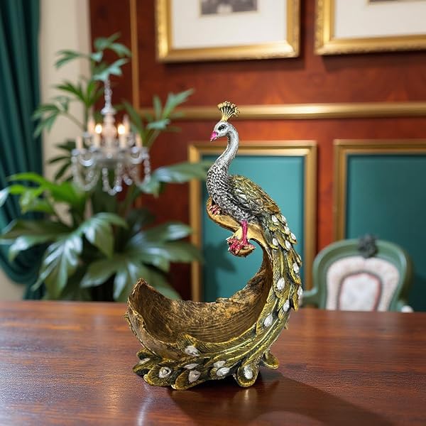 Buy ZR-DECOR European-Style Retro Resin Large Flower Vases for