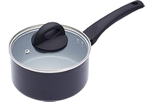 MASTER CLASS MasterClass Pentola Antiaderente Eco in Alluminio con Base in Ferro Inossidabile e Rivestimento in Ceramica Naturale, Utilizzabile su Tutti i Piani Cottura, Compreso quello a Induzione, 16 cm