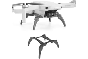 SINYUTIA Mini carrello di atterraggio 4K, estensione pieghevole a sgancio rapido, protezione estesa per DJI Mini 4K Drone accessori (grigio)