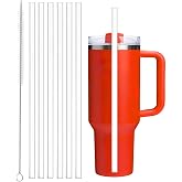 Yenigeldi 6 Adet 30 Cm Stanly Quencher Uyumlu Tritan Pipet Ve 1 Adet Temizleme Fır&ccedil;ası