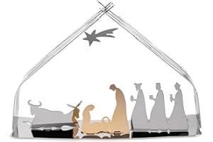 ‎ALESSI Alessi BM09 Bark Crib Krippe,Edelstahl 18/10, goldenem Stahl